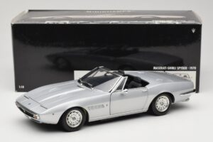Maserati Ghibli Spyder Hopea Minichamps 1:18 100122330 Metalli — kuva 7 / 7