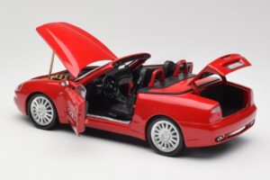 Maserati GT Spyder Punainen Bburago 1:18 34097 Metalli — kuva 7 / 8