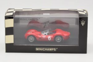 Maserati Tipo 61 #6 R. Penske SCCA National Race Meadowdale 1961 Minichamps 1:43 400611206 Metalli — kuva 4 / 4