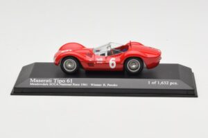 Maserati Tipo 61 #6 R. Penske SCCA National Race Meadowdale 1961 Minichamps 1:43 400611206 Metalli