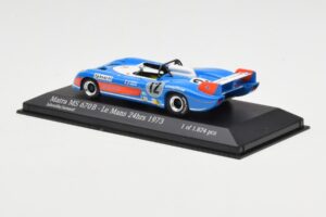 Matra Simca MS670B #12 J-P. Beltoise / J-P. Jabouille / J-P. Jaussaud 24 Hours of Le Mans 1973 Minichamps 1:43 430731112 Meta — kuva 3 / 4