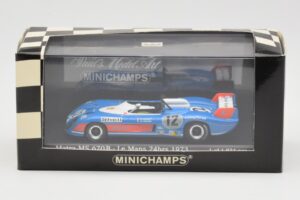 Matra Simca MS670B #12 J-P. Beltoise / J-P. Jabouille / J-P. Jaussaud 24 Hours of Le Mans 1973 Minichamps 1:43 430731112 Meta — kuva 4 / 4