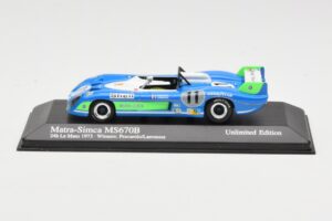 Matra Simca MS670B #7 H. Pescarolo / G. Larrousse 24 Hours of Le Mans Winner 1973 Minichamps 1:43 430731111 Metalli