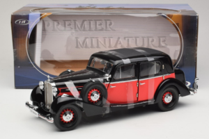 Maybach SW35 Hardtop Musta Punainen Premier Miniature 1:18 PM-38208 Metalli — kuva 6 / 6
