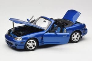 Mazda MX-5 NA 10th Anniversary Blue Metallic Gate 1:18 01071 Metalli — kuva 2 / 8