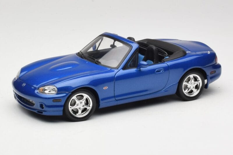 Mazda MX-5 NA 10th Anniversary Blue Metallic Gate 1:18 01071 Metalli