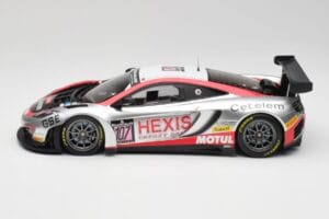 McLaren 12C GT3 Hexis Racing #107 O. Panis / F. Cazenave 24 Hours of Spa 2013 Minichamps 1:18 151131397 Metalli — kuva 3 / 6
