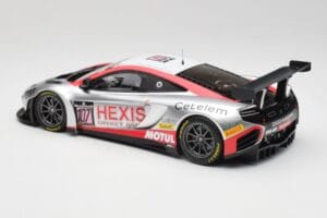 McLaren 12C GT3 Hexis Racing #107 O. Panis / F. Cazenave 24 Hours of Spa 2013 Minichamps 1:18 151131397 Metalli — kuva 5 / 6