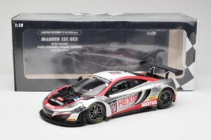 McLaren 12C GT3 Hexis Racing #107 O. Panis / F. Cazenave 24 Hours of Spa 2013 Minichamps 1:18 151131397 Metalli — kuva 6 / 6