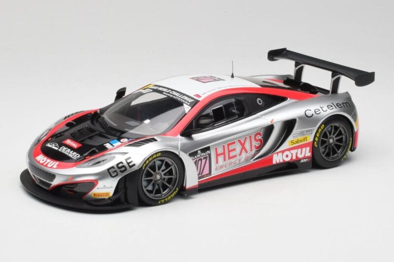 McLaren 12C GT3 Hexis Racing #107 O. Panis / F. Cazenave 24 Hours of Spa 2013 Minichamps 1:18 151131397 Metalli