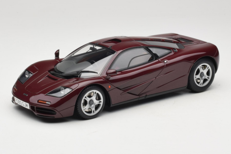 McLaren F1 Burgundy Red GT Spirit 1:18 GT534 Hartsi