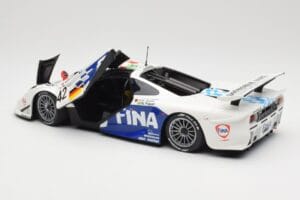 McLaren F1 GTR BMW Motorsport #42 J. Lehto / S. Soper / N. Piquet 24 Hours of Le Mans 1997 Minichamps 1:18 530133742 Metalli — kuva 5 / 8