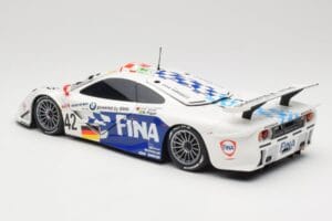 McLaren F1 GTR BMW Motorsport #42 J. Lehto / S. Soper / N. Piquet 24 Hours of Le Mans 1997 Minichamps 1:18 530133742 Metalli — kuva 7 / 8