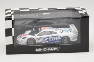 McLaren F1 GTR #9 Fina P. Kox / R. Ravaglia / A. Montermini 24 Hours of Le Mans 1997 Minichamps 1:43 MCLAREN002 Metalli — kuva 5 / 5