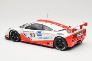 McLaren F1 GTR GT1 #30 West Competition J. Nielsen 1996 UT Models 1:18 39624 Metalli — kuva 7 / 8
