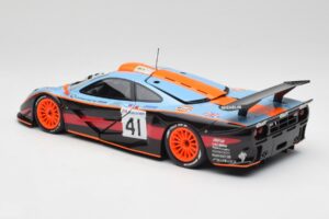 McLaren F1 GTR Gulf #41 P. Gounon / S. Oloffson 24 Hours of Le Mans 1997 Minichamps 1:18 530133741 Metalli — kuva 7 / 8
