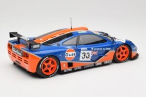 McLaren F1 GTR Gulf Racing #33 S. Bellm / A. Weaver / J. Lehto 24 Hours of Le Mans 1996 Minichamps 1:18 530133633 Metalli — kuva 3 / 8