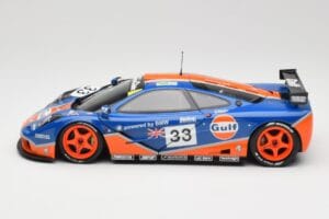 McLaren F1 GTR Gulf Racing #33 S. Bellm / A. Weaver / J. Lehto 24 Hours of Le Mans 1996 Minichamps 1:18 530133633 Metalli — kuva 4 / 8