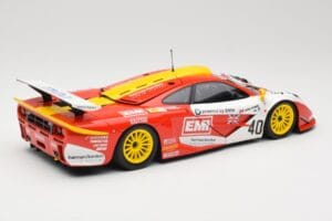 McLaren F1 GTR Gulf Team Davidoff #40 D. O'Rourke / G. Sugden / J. Auberlein 24 Hours of Le Mans 1998 Minichamps 1:18 5301338 — kuva 3 / 8