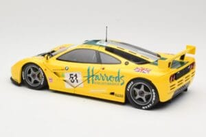 McLaren F1 GTR Harrods Mach One Racing #51 A. Wallace / D. Bell / J. Bell 24 Hours of Le Mans 1995 Minichamps 1:18 530133551  — kuva 7 / 8