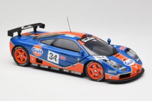 McLaren F1 GTR #34 Gulf Racing 1996 UT Models 1:18 39621 Metalli — kuva 6 / 8