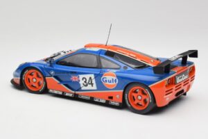 McLaren F1 GTR #34 Gulf Racing 1996 UT Models 1:18 39621 Metalli — kuva 7 / 8