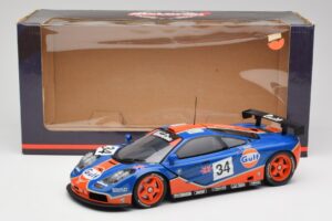 McLaren F1 GTR #34 Gulf Racing 1996 UT Models 1:18 39621 Metalli — kuva 8 / 8