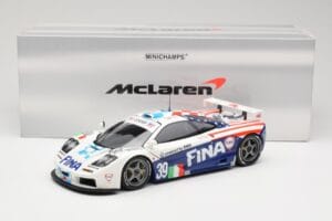 McLaren F1 GTR Team Bigazzi #39 N. Piquet / A. Cecotto / D. Sullivan 24 Hours of Le Mans 1996 Minichamps 1:18 530133639 Metal — kuva 8 / 8
