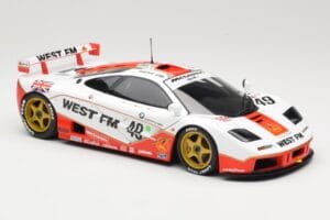 McLaren F1 GTR West Competition #49 J. Nielsen / J. Mass / T. Bscher 24 Hours of Le Mans 1995 Minichamps 1:18 530133549 Metal — kuva 6 / 8