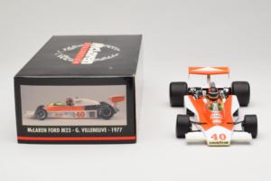 McLaren M23 Ford #40 G. Villeneuve British GP 1977 Minichamps 1:18 530771840 Metalli — kuva 6 / 7