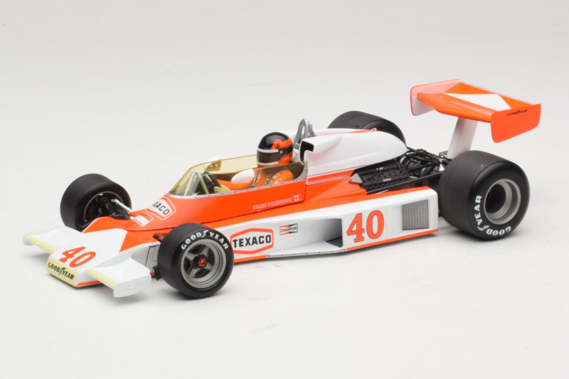 McLaren M23 Ford #40 G. Villeneuve British GP 1977 Minichamps 1:18 530771840 Metalli