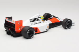 McLaren MP4/5B Honda #27 A. Senna Marlboro McLaren F1 World Champion 1990 Minichamps 1:18 540901827 Metalli — kuva 2 / 7