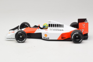 McLaren MP4/5B Honda #27 A. Senna Marlboro McLaren F1 World Champion 1990 Minichamps 1:18 540901827 Metalli — kuva 3 / 7