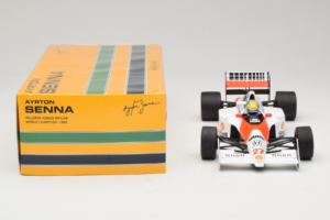 McLaren MP4/5B Honda #27 A. Senna Marlboro McLaren F1 World Champion 1990 Minichamps 1:18 540901827 Metalli — kuva 6 / 7