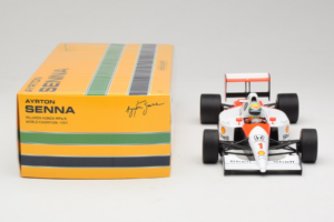 McLaren MP4/6 Honda #1 A. Senna Marlboro McLaren F1 World Champion 1991 Minichamps 1:18 540911801 Metalli — kuva 6 / 7