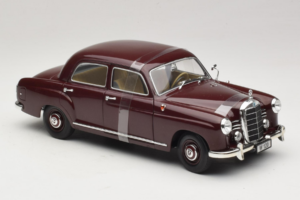 Mercedes 180 Ponton Tummanpunainen Revell 1:18 08876 Metalli — kuva 4 / 6