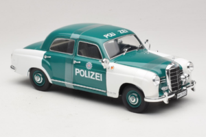 Mercedes 180 Ponton Polizei Revell 1:18 8863 Metalli — kuva 4 / 6