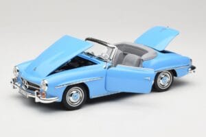 Mercedes 190 SL W121 Vaaleansininen Norev 1:18 183400 Metalli — kuva 2 / 8