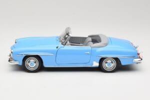 Mercedes 190 SL W121 Vaaleansininen Norev 1:18 183400 Metalli — kuva 4 / 8