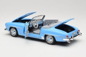 Mercedes 190 SL W121 Vaaleansininen Norev 1:18 183400 Metalli — kuva 5 / 8