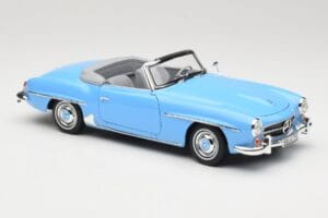 Mercedes 190 SL W121 Vaaleansininen Norev 1:18 183400 Metalli — kuva 6 / 8
