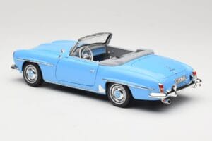 Mercedes 190 SL W121 Vaaleansininen Norev 1:18 183400 Metalli — kuva 7 / 8
