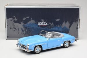 Mercedes 190 SL W121 Vaaleansininen Norev 1:18 183400 Metalli — kuva 8 / 8