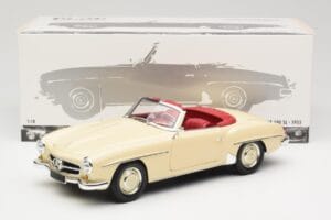 Mercedes 190 SL W121 Beige Minichamps 1:18 103037034 Metalli — kuva 8 / 8