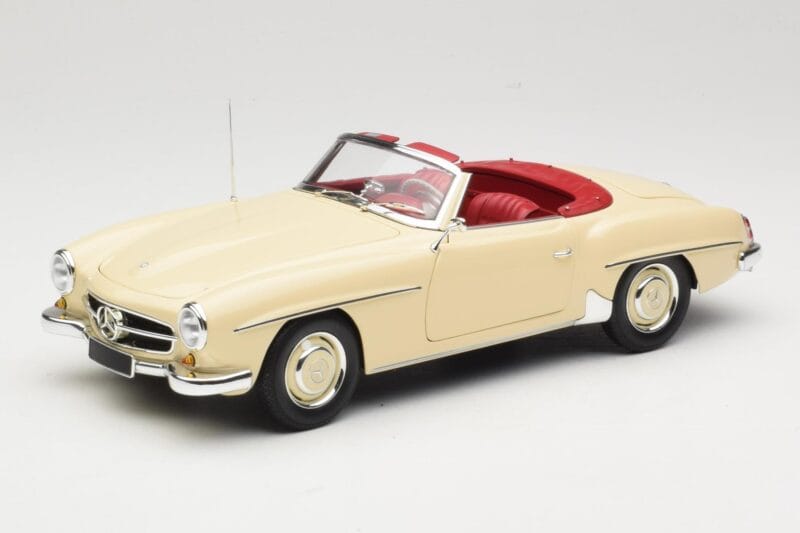 Mercedes 190 SL W121 Beige Minichamps 1:18 103037034 Metalli
