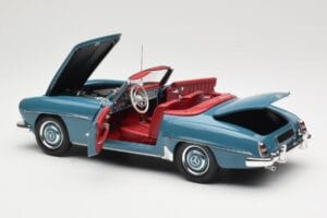 Mercedes 190 SL W121 Sininen Minichamps 1:18 103037033 Metalli — kuva 5 / 8