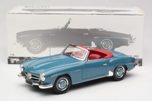 Mercedes 190 SL W121 Sininen Minichamps 1:18 103037033 Metalli — kuva 8 / 8