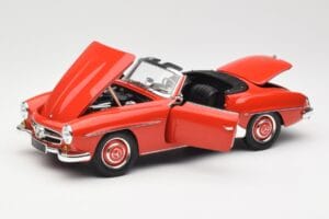 Mercedes 190 SL W121 Guards Red Minichamps 1:18 100037032 Metalli — kuva 2 / 8
