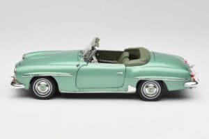 Mercedes 190 SL W121 Vaaleanvihreä Metallic Norev 1:18 183401 Metalli — kuva 5 / 9