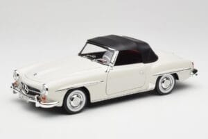 Mercedes 190 SL W121 Vaaleanharmaa Norev 1:18 B66040710 Metalli — kuva 3 / 10